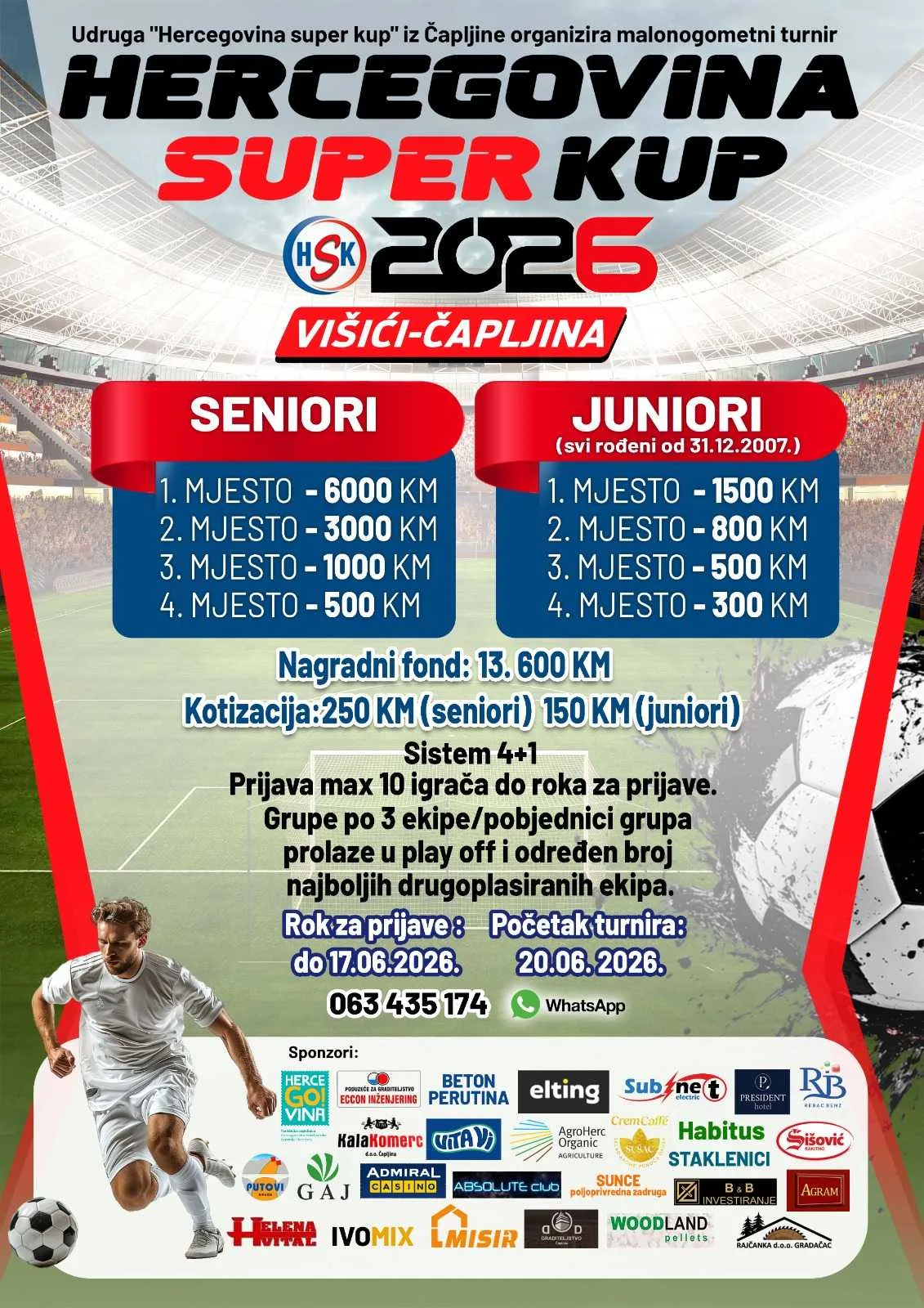 Plakat Hercegovina Super Kup 2026